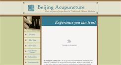 Desktop Screenshot of beijingacupuncture.com